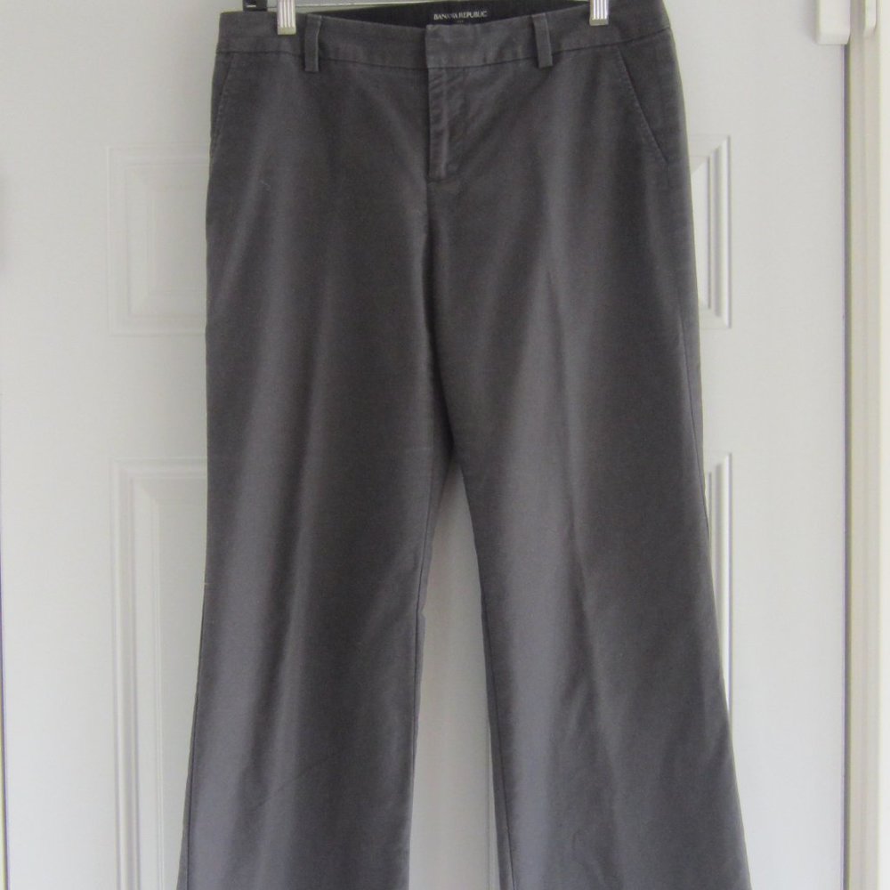 Banana Republic Martin Fit Gray Casual Pants Size 8